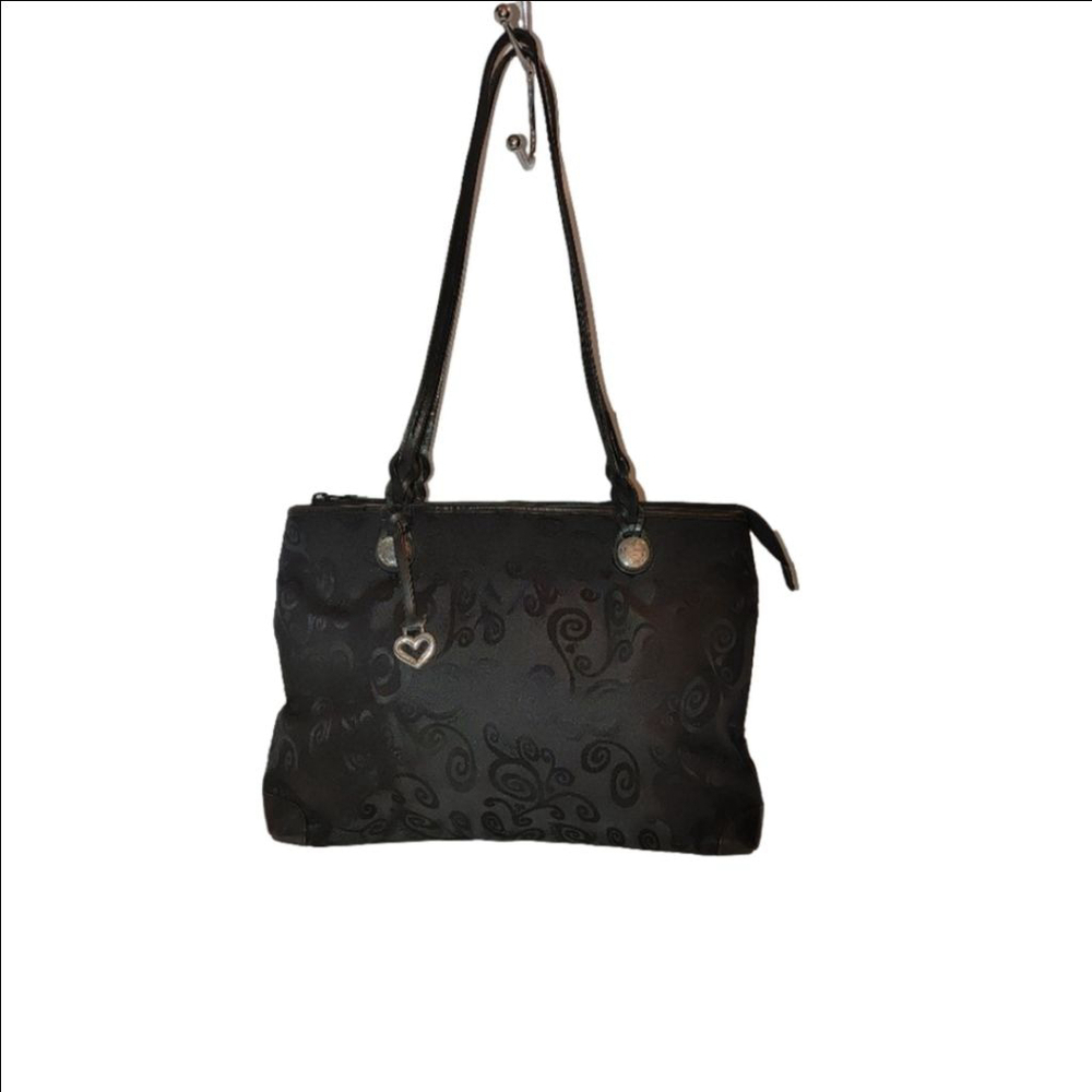 Brighton Harbor Jacquard & Leather Tote D520639